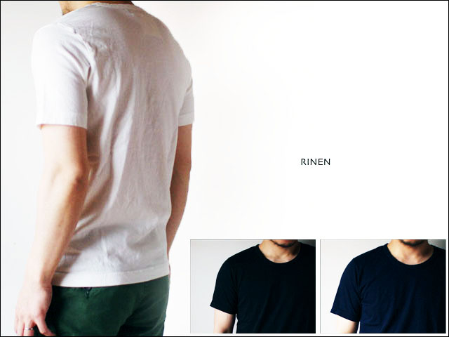 RINEN [リネン]20/1 オーガニック天竺UネックTシャツ [19107] MEN\'S　_f0051306_1845567.jpg