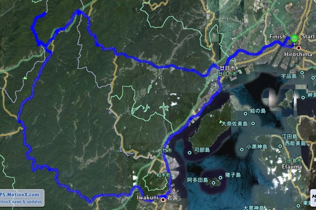 ●錦川清流線をソロツーリングと車窓の旅_a0033733_1821674.jpg
