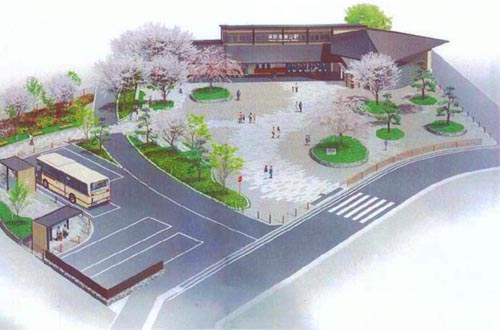 ●嵐山駅前の変化、その100(駅前広場完成図)_d0053294_22153220.jpg