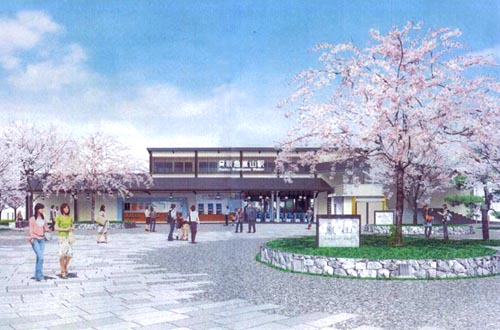 ●嵐山駅前の変化、その100(駅前広場完成図)_d0053294_22154930.jpg
