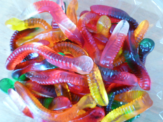 ミミズ の名のつくお菓子 Danthree In California