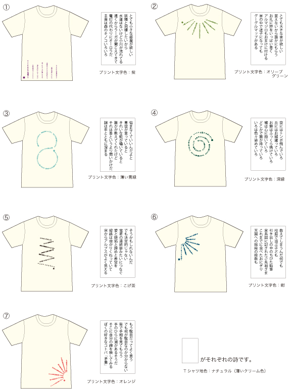 谷川俊太郎「ところでTシャツ」販売スタート！_b0219235_173131.jpg
