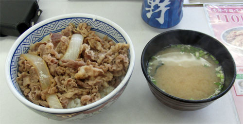 牛丼　吉野家_c0105249_14113853.jpg