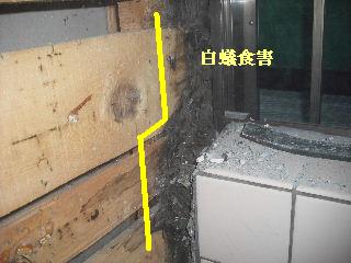 浴室リフォーム1日目 解体作業_f0031037_2053448.jpg