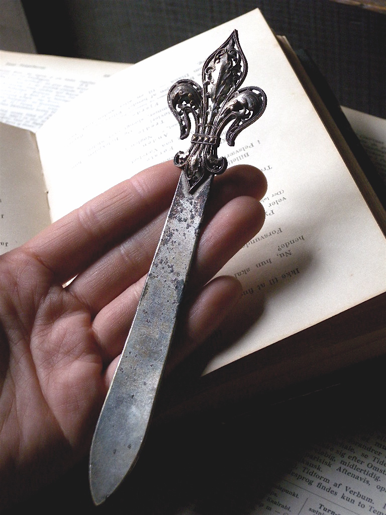 【アンティーク】阪神水族館開館記念昭和10年3月（1935年3月）ペーパーナイフ ペーパー・ナイフ : 満月アンティーク