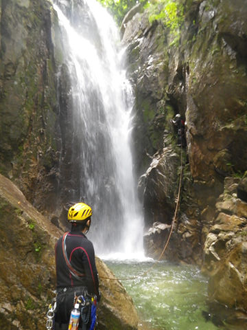 比良山系　八淵の滝（沢登り）_c0002874_21222653.jpg