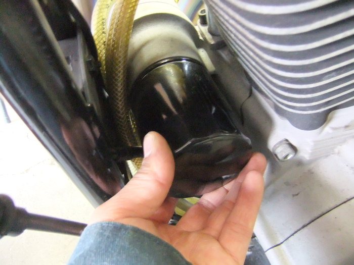 澄川の御曹司の1200S オイル交換!!_c0226202_2224824.jpg