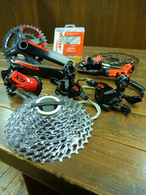 SRAM X0 気持ちよく シフター ディレイラー 前/後 SRAM X0 気持ちよく シフター ディレイラー 前/後