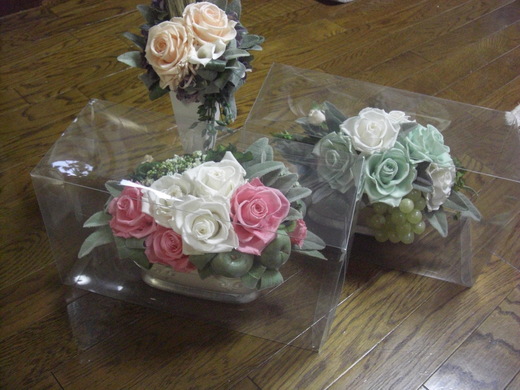 明日前撮りのK様・ご両親への贈呈花_a0123133_2126256.jpg