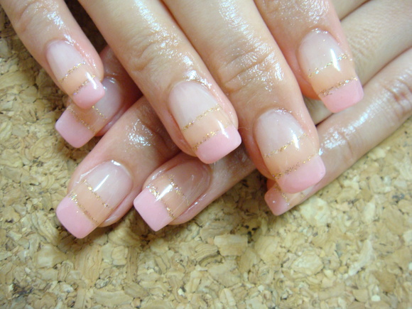 ボーダーネイル☆ジェルネイル_a0145558_11184112.jpg