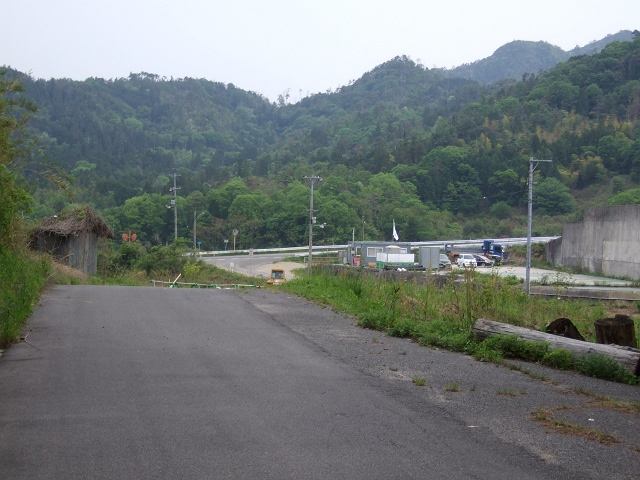 県道矢野安浦線・熊野町萩原～黒瀬町津江の改良工事　その4　県道335号線との交差ポイント_b0095061_15224138.jpg