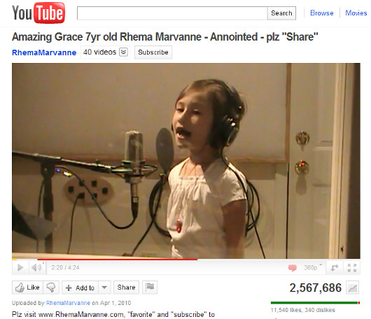 7歳の少女、レイマちゃん（rhema marvanne）の天使の歌声に癒されます_b0007805_11563813.jpg