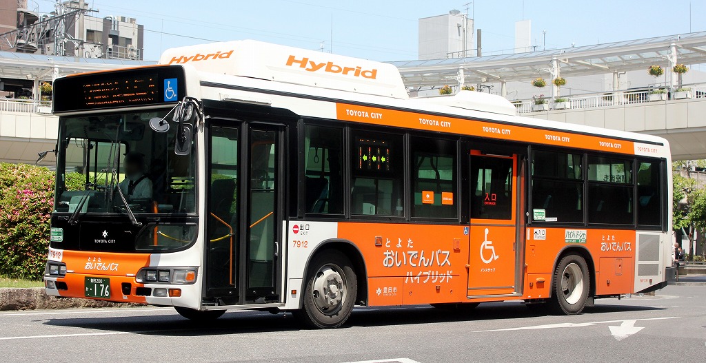 とよたおいでんバス 名鉄バス・ブルシティハイブリッド 7912&7004 バス三昧 とよたおいでんバス 名鉄バス・ブルシティハイブリッド 7912&7004 バス三昧