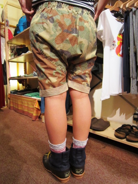 Americana(アメリカーナ) \"V/N WIDE BORDER T & リボンサルエルSHORTS\"_f0191324_9382479.jpg