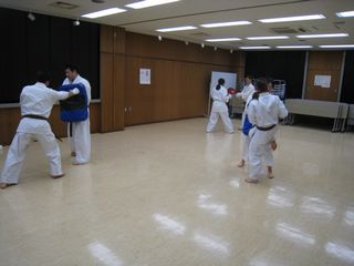 手稲教室 馬飛び、約束組手 楽しみました!_c0118332_2235744.jpg