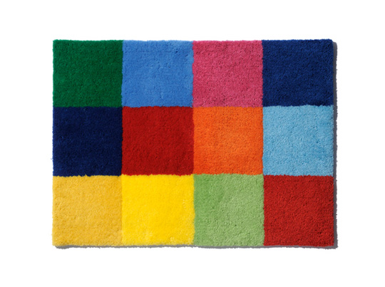 uniform experiment x Gallery 1950 Color Chart Rug Mat_a0118453_2358154.jpg