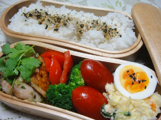 ６月３日　エスニック鶏弁当_b0044825_8473817.jpg