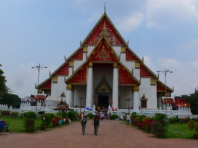 タイ出張11年04月 週末旅行 I アユタヤ 5 モンコン ボピット ワット ロカヤスタ 海外出張 喜怒哀楽