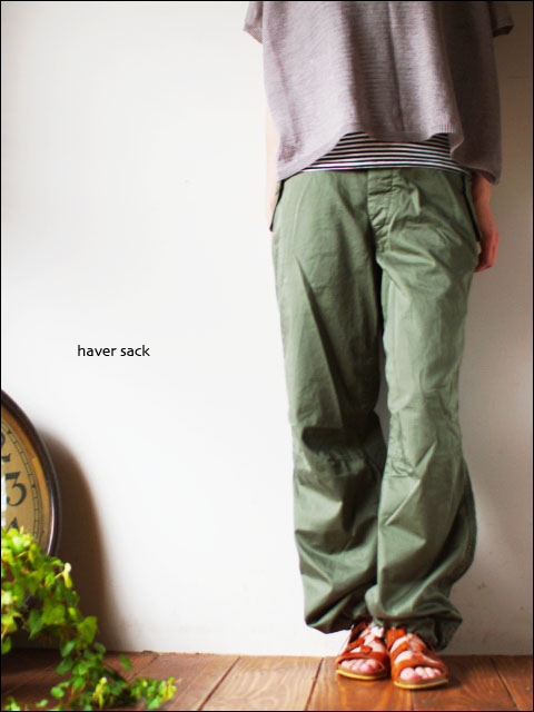 Haver Sack [ハバーサック] supima satin pants [スーピマサテンパンツ] [861145] LADY\'S_f0051306_17544138.jpg