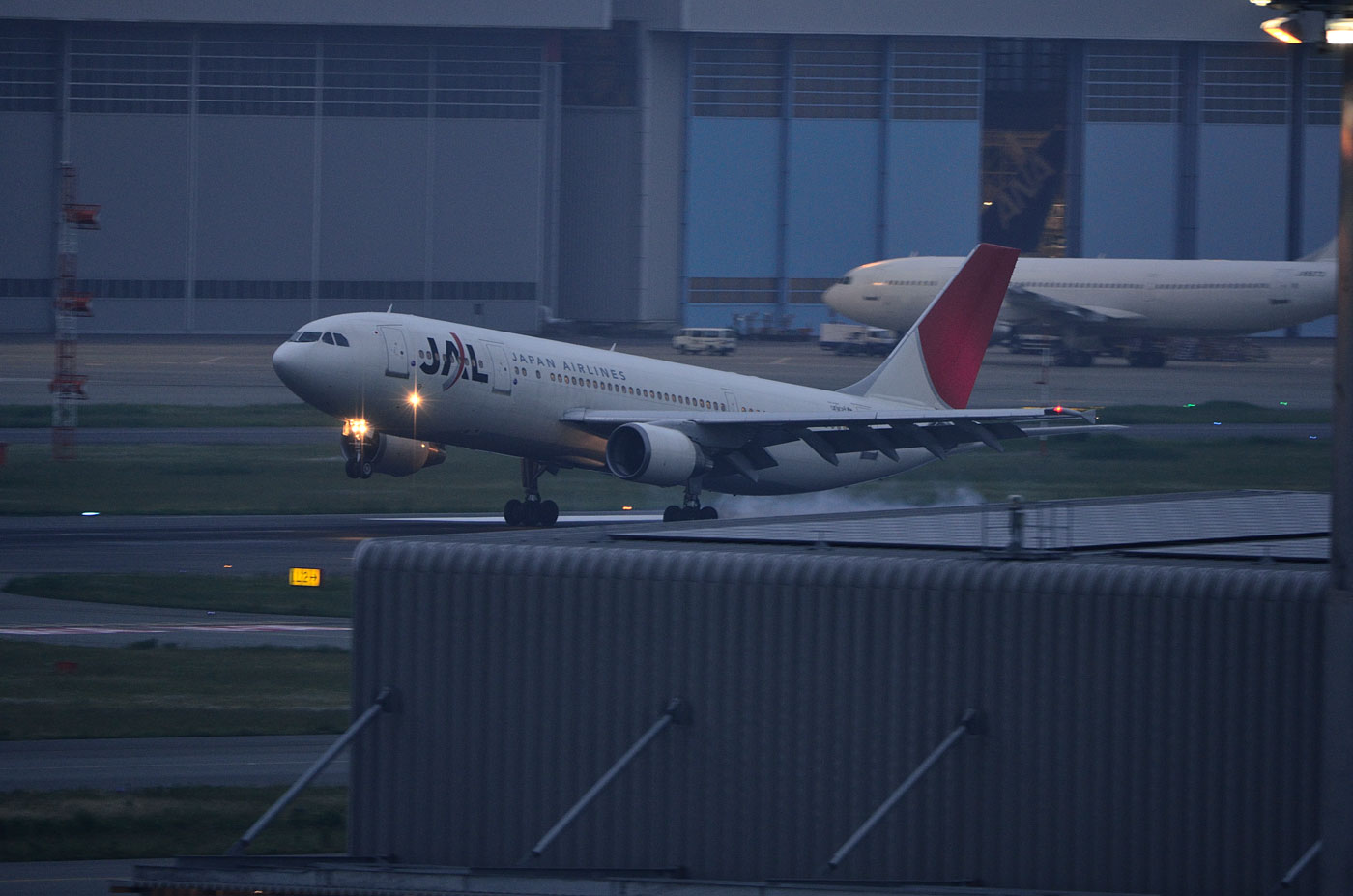 JAL A300-600R / JA016D - 最後の着陸 - : SKY LOUNGE GARDEN