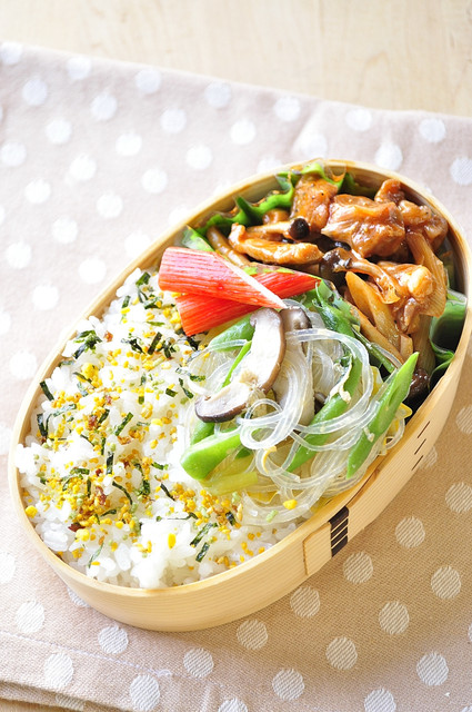 豚肉ケチャップ炒めのお弁当_b0171098_742021.jpg