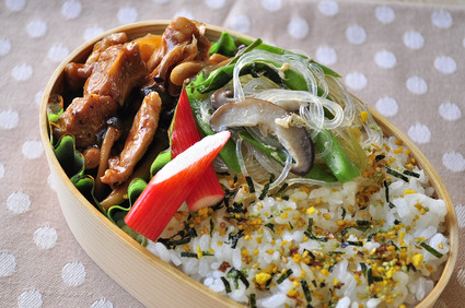 豚肉ケチャップ炒めのお弁当_b0171098_7504037.jpg