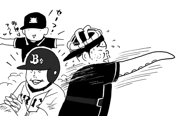 6月6日(月)【阪神−オリックス】(甲子園)●1ー6＜阪神1勝3敗＞_f0105741_1124375.gif