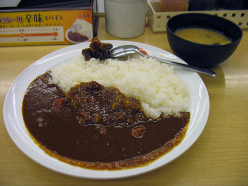 松屋鶴間店　オリジナルカレー_c0208328_2363947.jpg