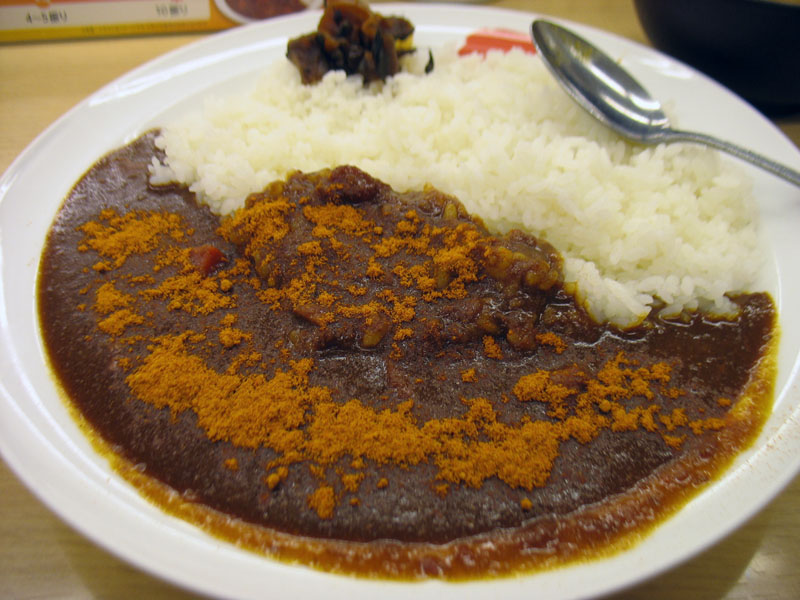 松屋鶴間店　オリジナルカレー_c0208328_2371010.jpg