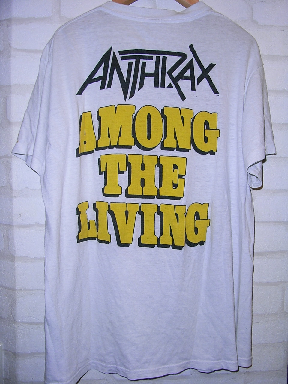 ANTHRAX (アンスラックス)　I AM THE LAW Tシャツ　87年_f0181819_21394732.jpg