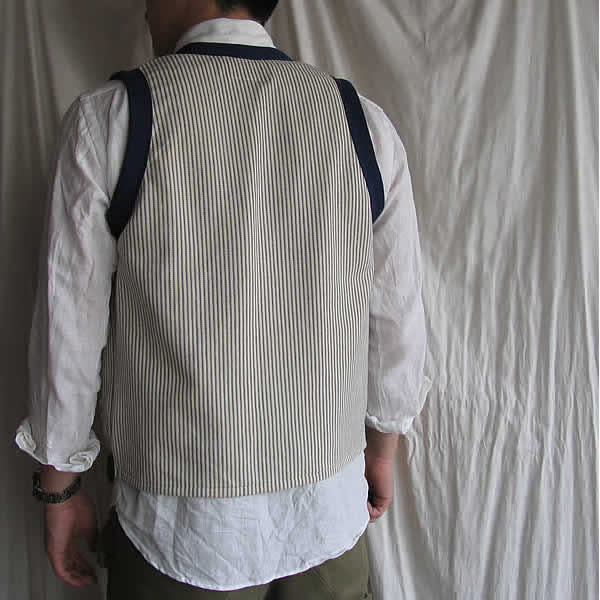 HAVERSACK (ハバーサック)　『stripe vest』_c0181543_1442227.jpg