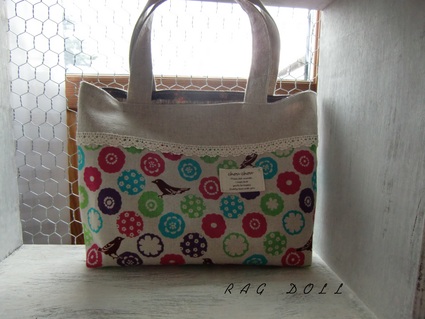 **mini bag**２個作りました♪_d0193577_1693610.jpg