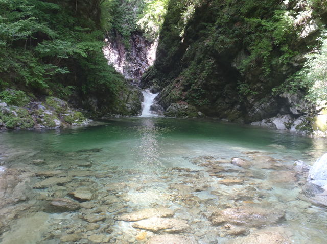 山登りしてきました in尾白川渓谷_b0189682_14502587.jpg
