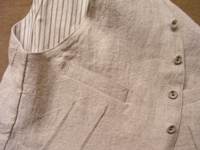 classic linen vest_f0049745_14194211.jpg