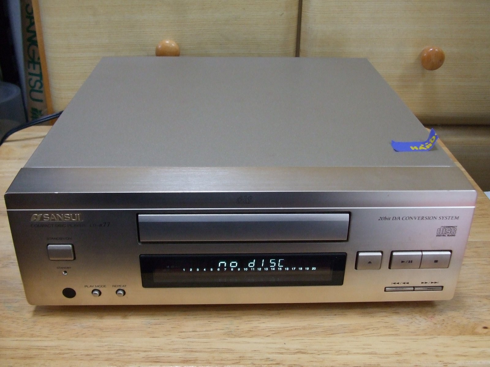 SANSUI CD-α77_b0176333_15353948.jpg