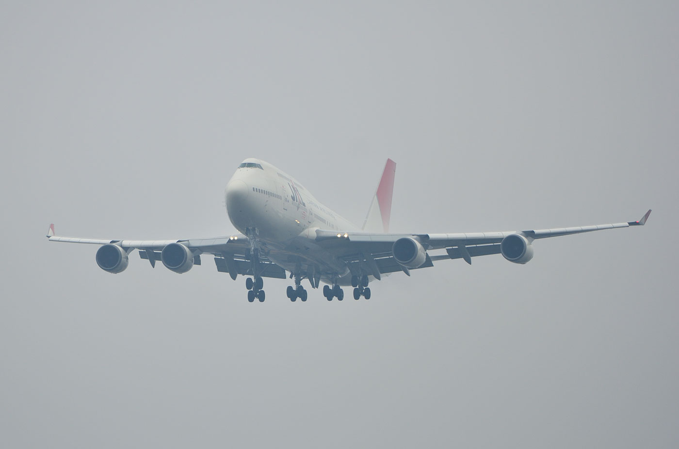 JAL B747-400国際線最終便・成田着陸【JA8089】 : SKY LOUNGE JAL B747-400国際線最終便・成田着陸【JA8089】 : SKY LOUNGE