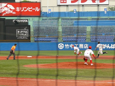 九州共立大対富士大　６月１０日　全日本大学野球選手権_b0166128_15491431.jpg