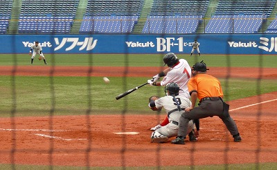 九州共立大対富士大　６月１０日　全日本大学野球選手権_b0166128_15535629.jpg