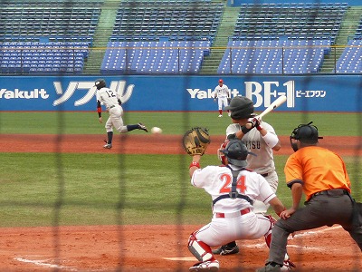 九州共立大対富士大　６月１０日　全日本大学野球選手権_b0166128_16224647.jpg