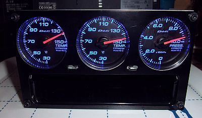 Defi Racer Gauge ３連メーターパネル ユニット完成♪_e0146484_1512284.jpg