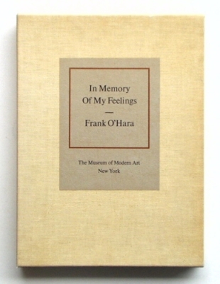 フランク・オハラの詩画集「In Memory Of My Feelings-Frank O\'Hara」（1967)_a0155815_17481564.jpg