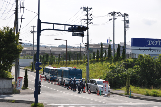 福島原発20ｋｍ地点の検問エリアまで行ってきた_e0171573_1482684.jpg