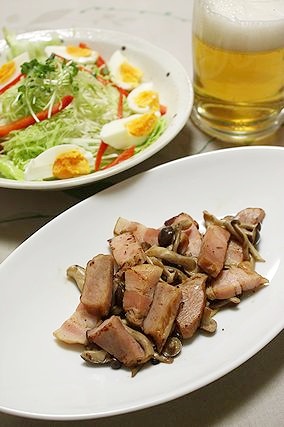 鱈のバジルソテーと侵入者 うちにかえろう