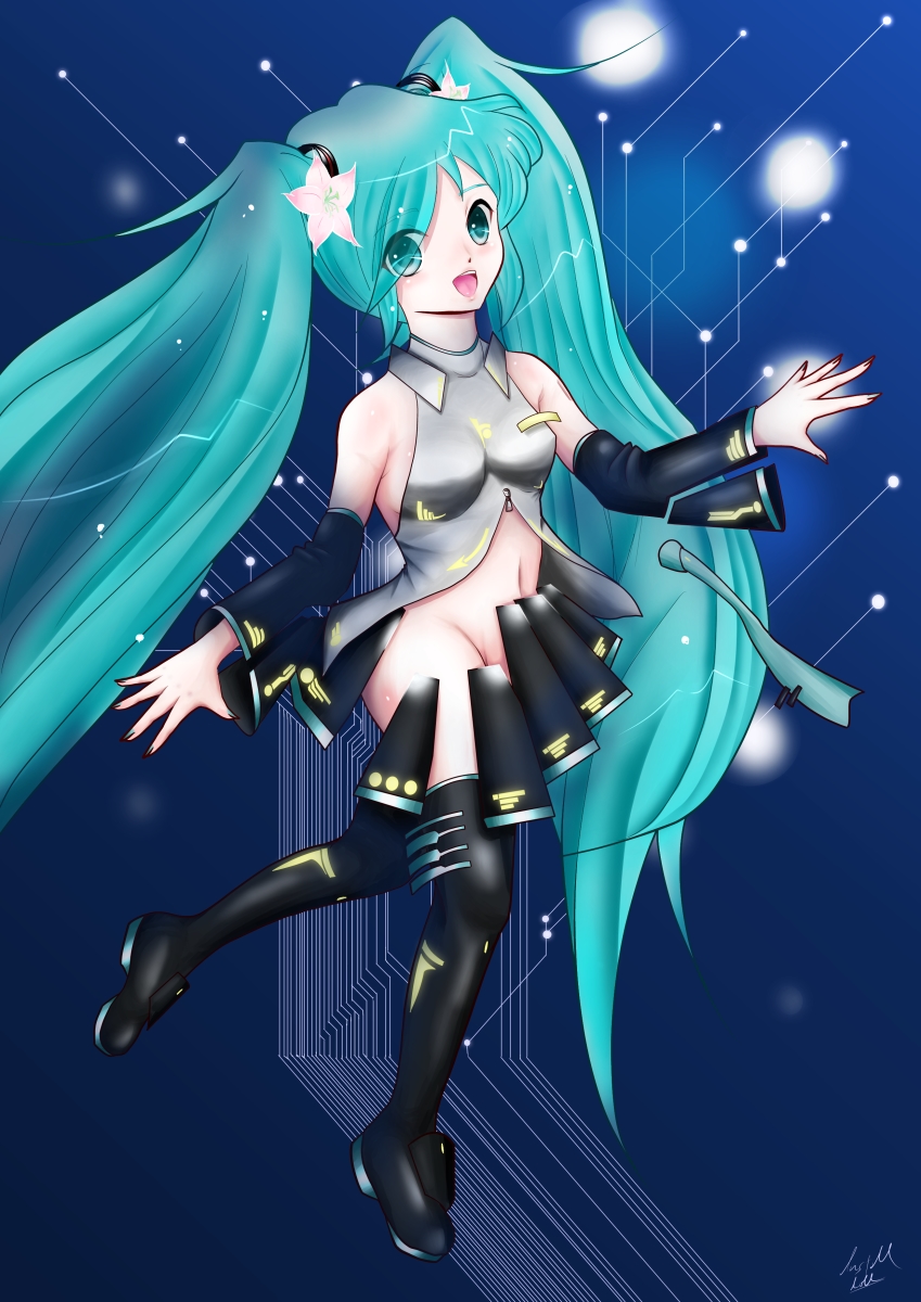 イラスト 初音ミク インストール ヴァレッタの休日 まったり気分をあなたに イラスト 初音ミク インストール ヴァレッタの休日 まったり気分をあなたに