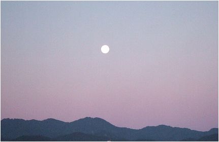 夜明けと月_b0067302_0435936.jpg