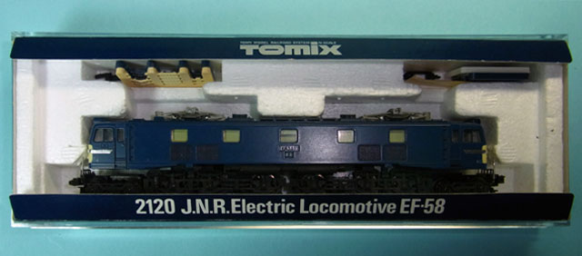 Near Mint TOMIX JNR EF58 Electric Locomotive N Gauge Used