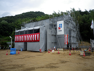 大将軍神社拝殿 上棟式_e0066586_775058.jpg