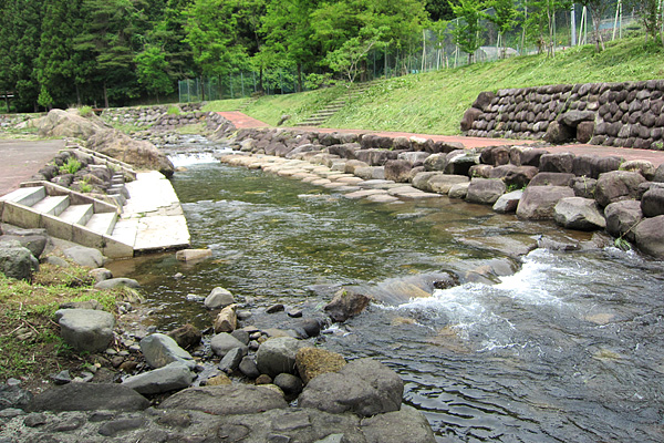 犬連れで川遊びできる川 in 群馬 ～晩釣せせらぎ公園～_b0169489_1116170.jpg