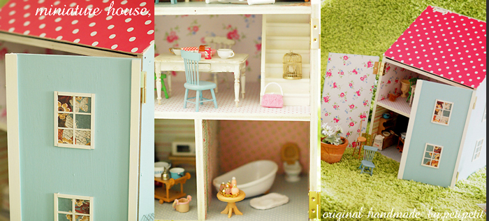 収納BOX風 miniature house* _e0172847_7292634.jpg
