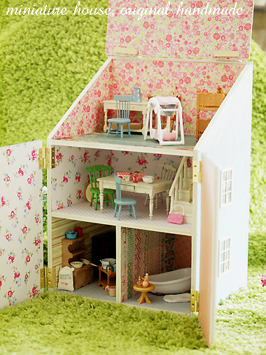 収納BOX風 miniature house* _e0172847_8464853.jpg